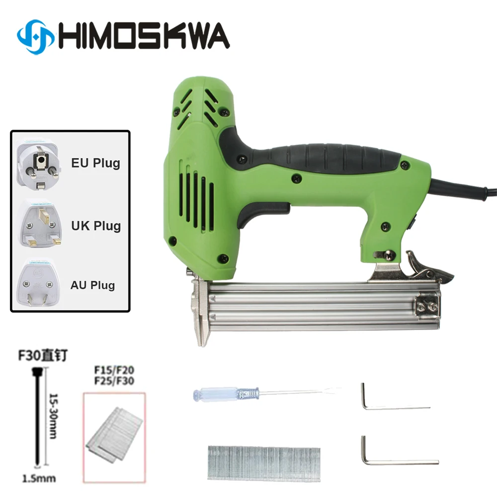 

1800W mini Electric nail gun straight nail gun electric tool 30 PCS/MIN 220V~240V Woodworking for Furniture