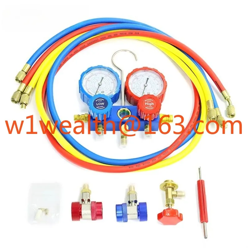 R134a R407c R12 R22 Refrigeration Digital Manifold Pressure Gauge Car Air Conditioner Diagnostic Tools