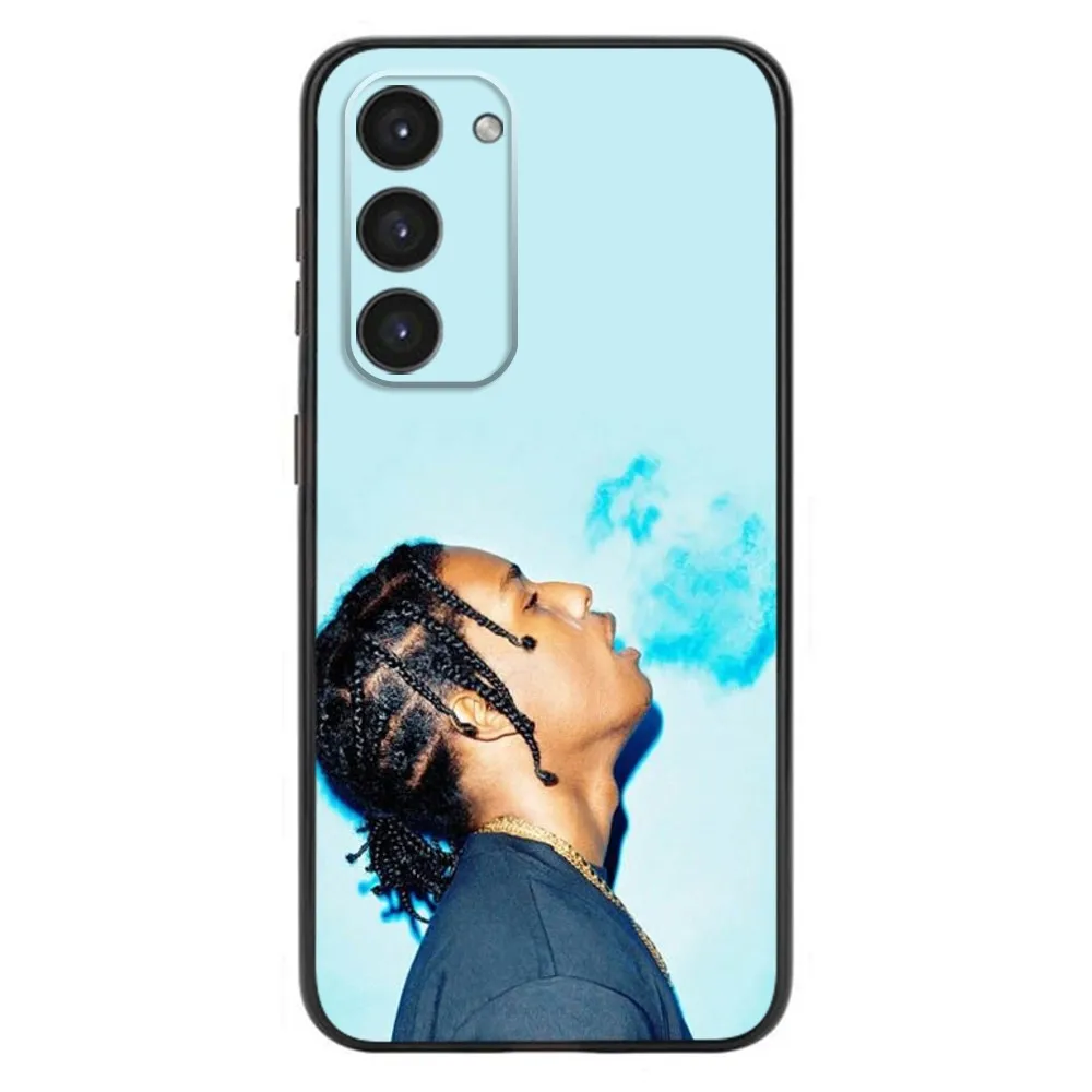 Asap R-Rocky Phone Case For Samsung Galaxy A20,A21s,A22,A31,A32,A52,A53,A72,73,A80,A91 Soft Liquid Silicone Black Cover