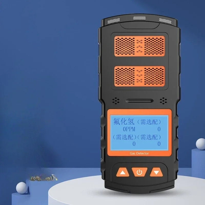 4-In-1 gas detector, combustible oxygen CO hydrogen sulfide O3 ammonia CO2