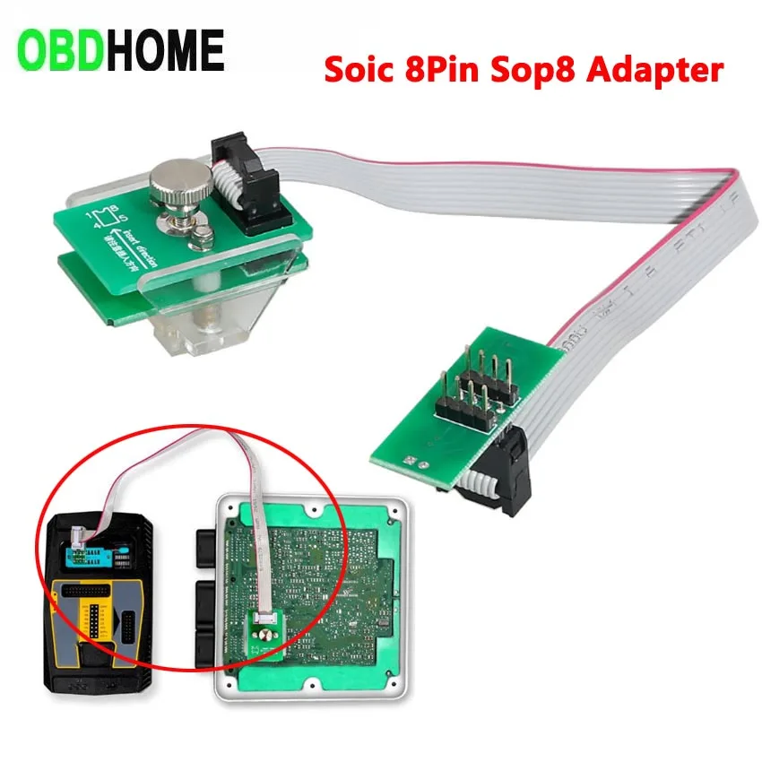 Soic 8Pin Sop8 Adapter Eeprom klips do VVDI Prog/CG Pro 9 s12/Orange5/iPorg/VVDI Prog/XPROG ECU dla BMW FEM-BDC 95128/95256 itp