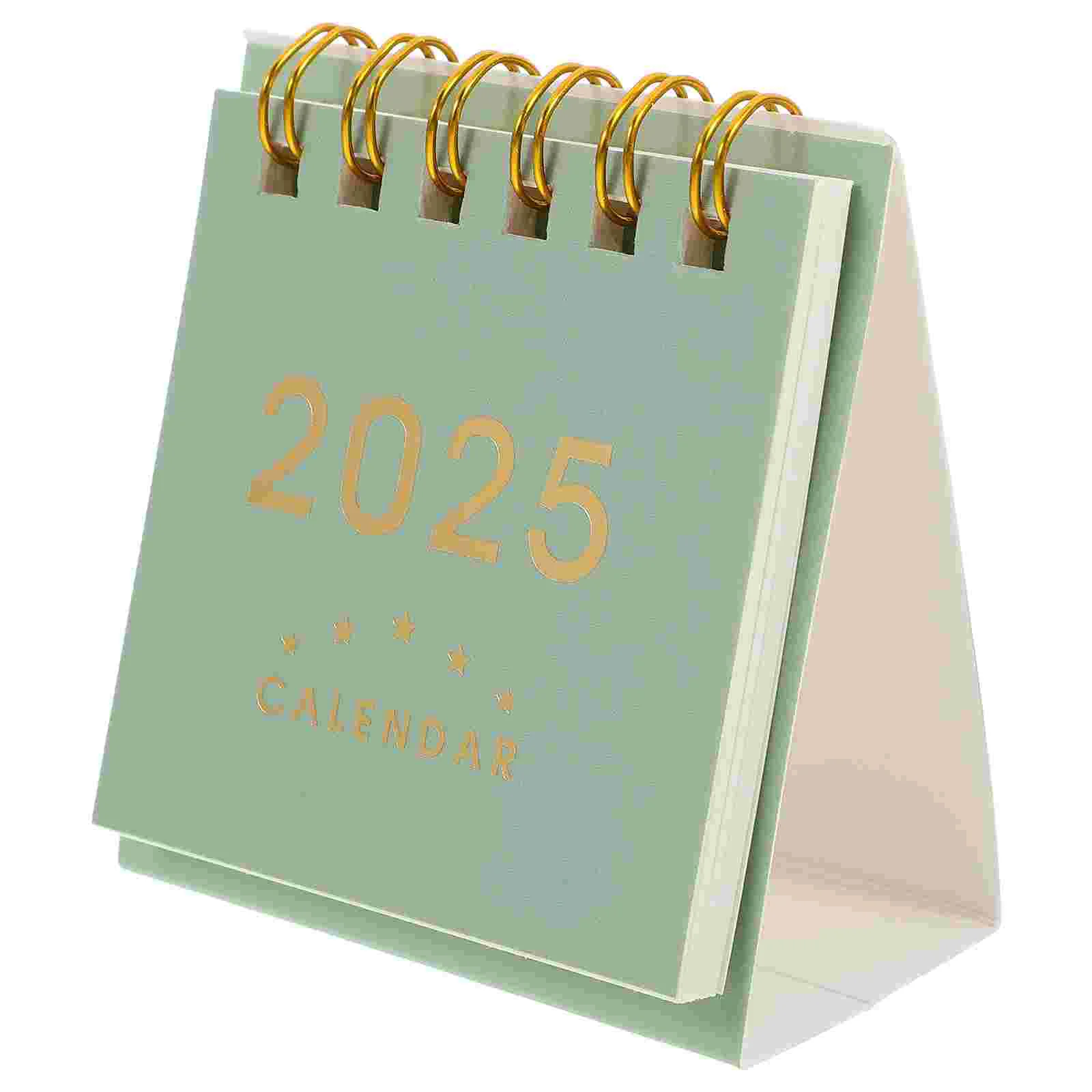 

2025 Desk Calendar Advent Calendars Household Standing Mini Cute Desktop Decorative Academic Paper Office