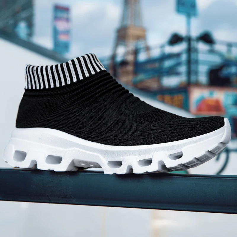 

Мужская прогулочная обувь, новинка 2024, легкие сетчатые дышащие удобные кроссовки на толстой подошве унисекс, повседневные повседневные спортивные кроссовки для отдыха на открытом воздухе