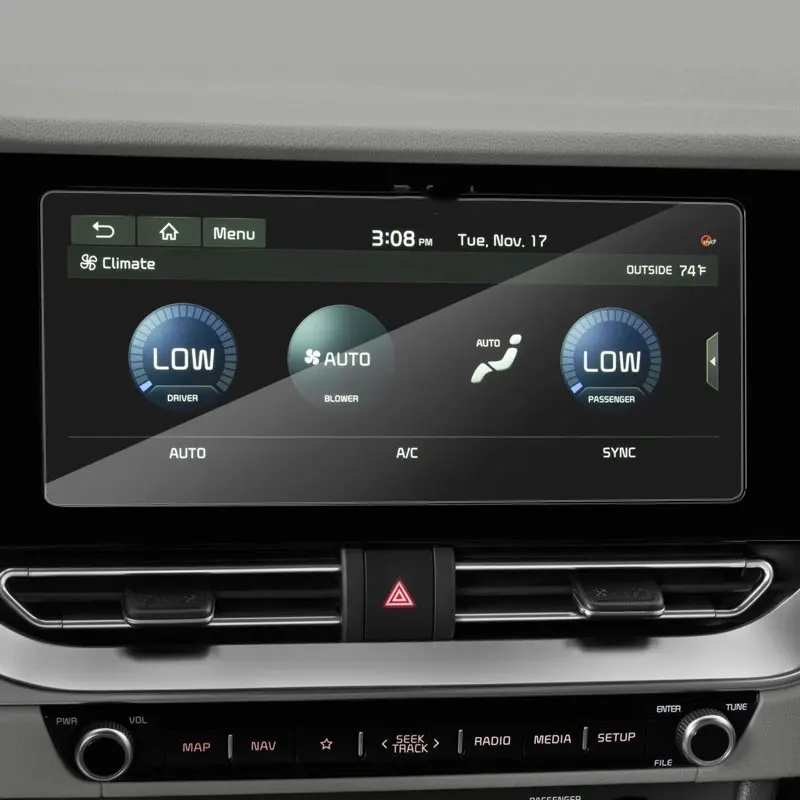 10.25 inch Car GPS Navigation Protective Film For KIA NIRO 2020 2021 2022 LCD screen Tempered glass protective film accessories