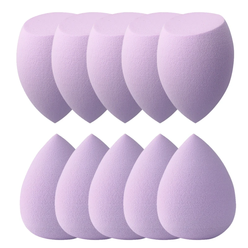 10 PCS Cosmetic Puff Set Makeup Sponges Foundation Women Powder Puff Makeup Tools Cheap Korean Make up Blender