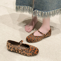 Women's Fashion Flat Shoes Autumn New Round Head Shallow Mouth Suede Soft Sole Anti-slip Wear-resistant Low-top Shoes