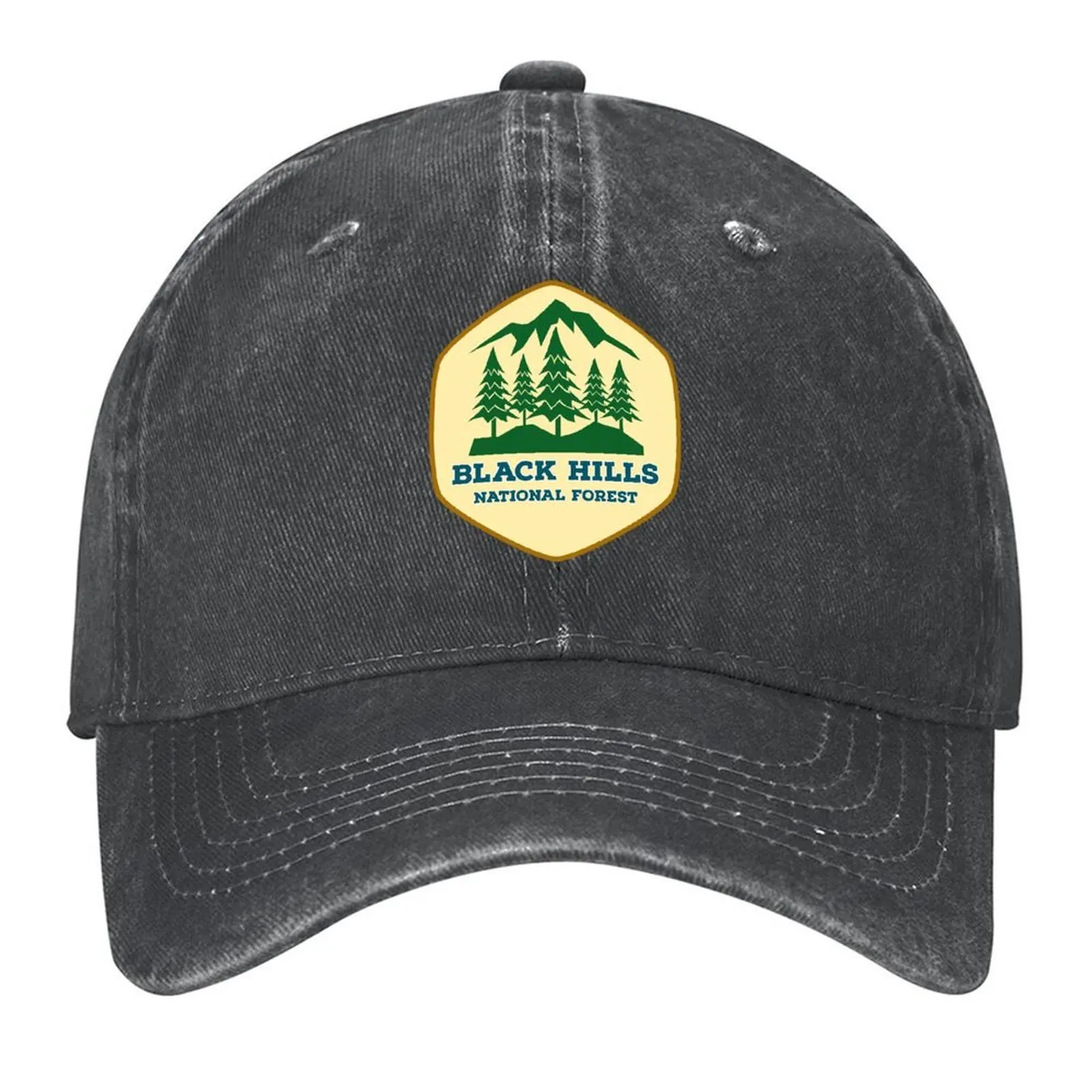 

Black Hills National Forest South Dakota Vintage Baseball Cap Hat men funny hat beach hat Male Women's