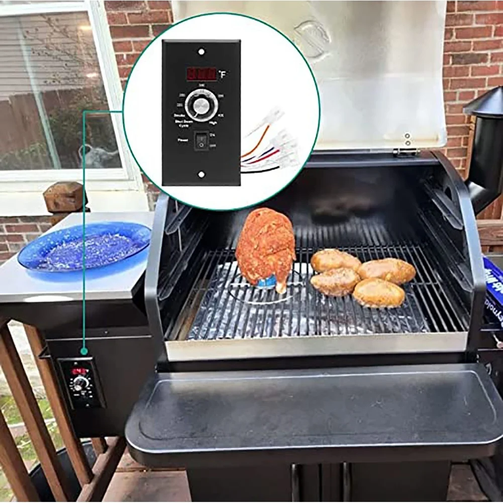

Блок управления для ZGRILLS 9017 V1, пеллельный гриль, цифровой термостат, блок управления, запасные части для бытовой кухни