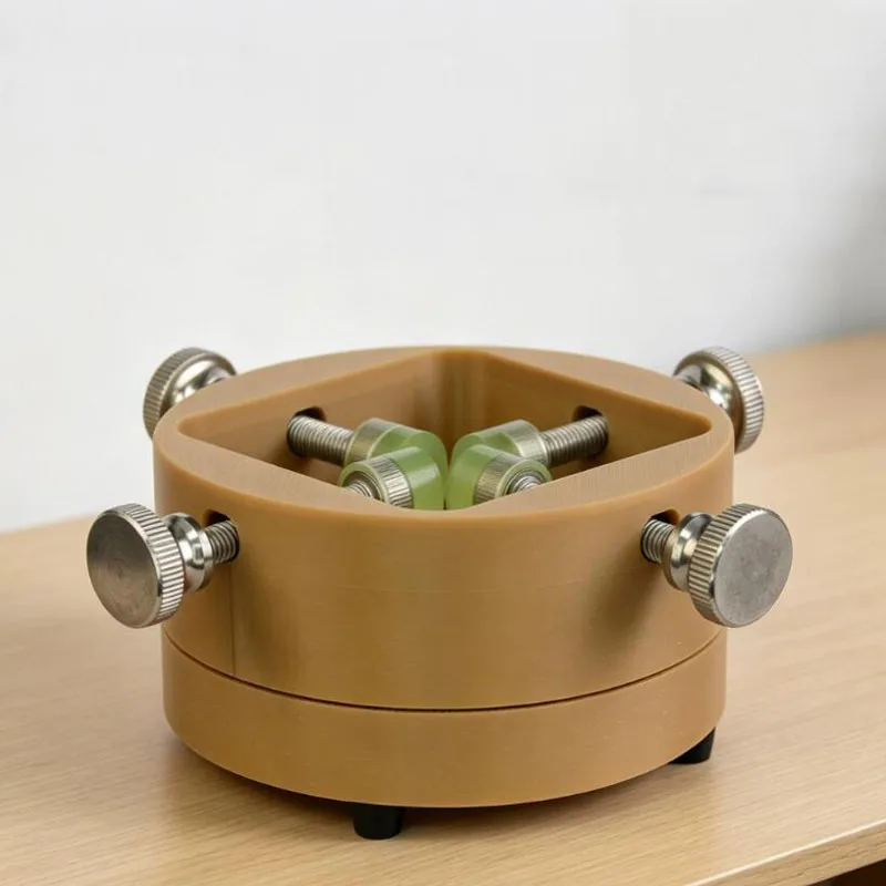 4‑Axis Integrated Seal Engraving Rotary Vise 360° Rotating Stamp Holder Clamp for Stones 8‑50mm Engraving Fixture