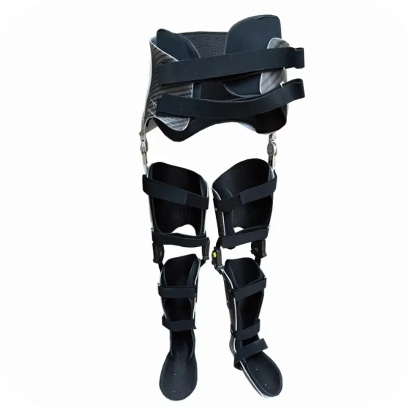 Rehabilitation Device Knee       Ankle Foot Joint Fixation Brace Support Orthopaedic Walking Boot Brace