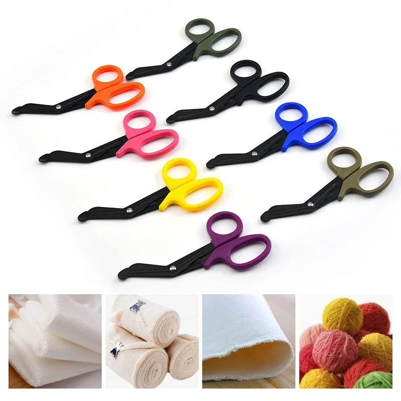 Medical Rescue Scissors Stainless Steel Wound Trauma Gauze First Aid Scissor Outdoor Nurse Utility Camp Hike Portable Scissors