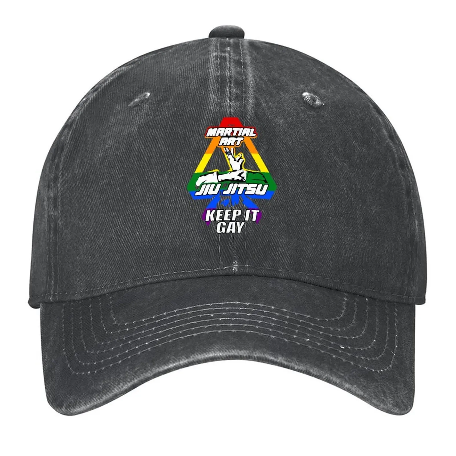 

Keep Jiu Jitsu Gay BJJ Martial art Baseball Cap Cosplay winter hats for men Christmas Hat Vintage Men Women's
