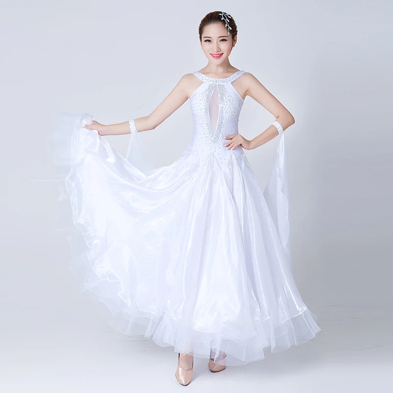 

Ballroom Competition Dresses Modern Dance Wear Women Girls Performance Outfits Female High End Sexy Evening Party Gown