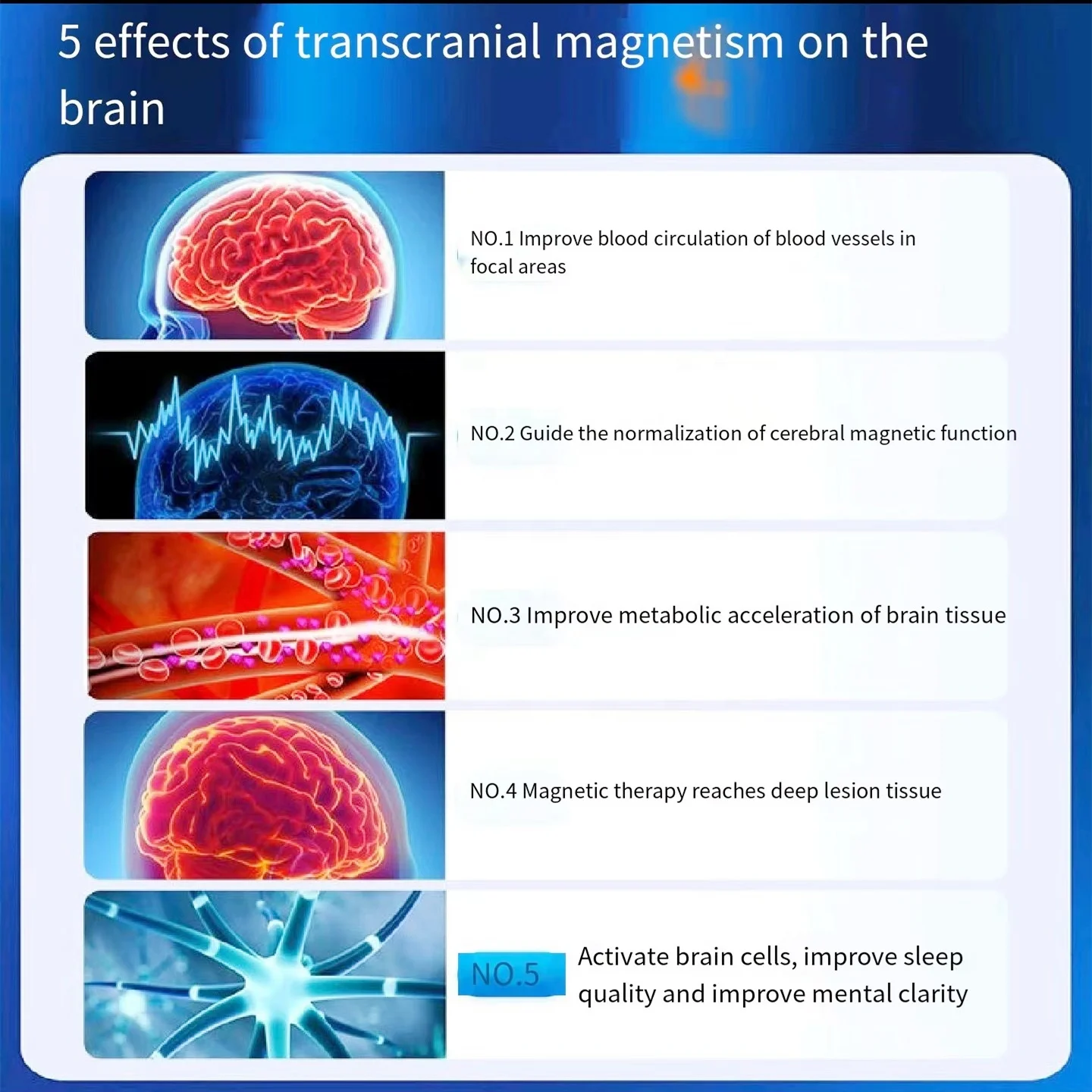 Verschreibung pflicht ige Version RTMS Parkinson Schlaganfall Zerebral parese bequem und schnell repetitive trans kranielle Magnets timulator RTMS