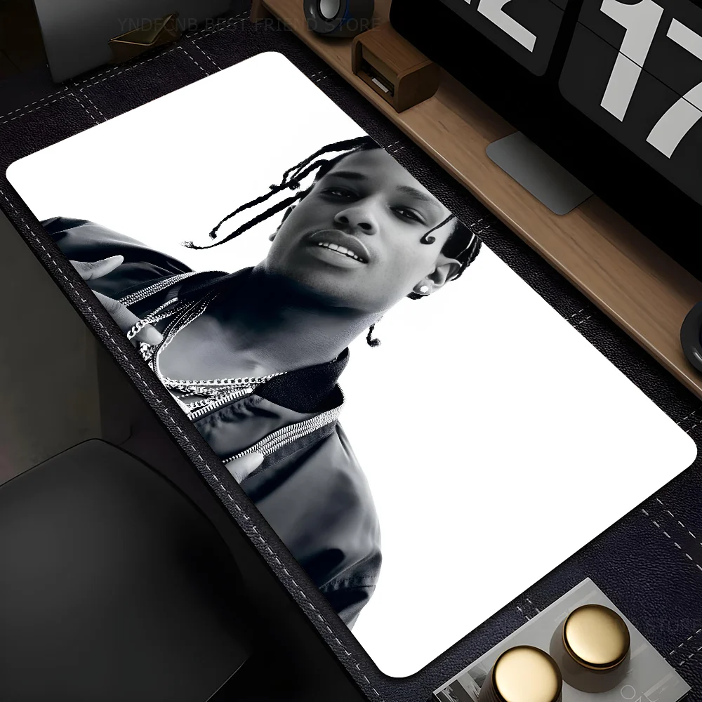 rapper A-Asap Rocky  Mousepad Mouse Mat Desk Mat With Pad Gaming Accessories Prime Gaming XXL Keyboard Pad