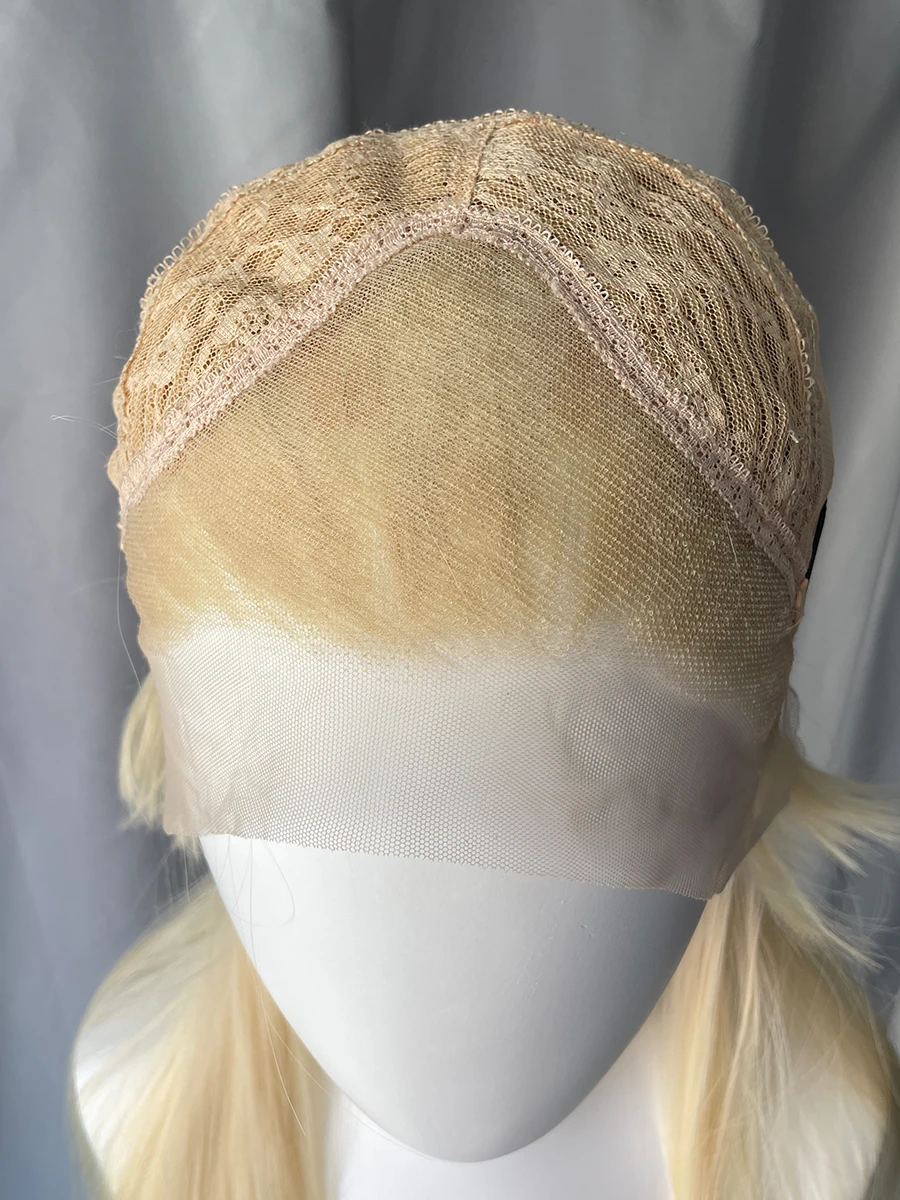 طويل البوري تأثيري الباروكات للنساء 13X4 الاصطناعية الدانتيل الجبهة الباروكات هالوين 613 شقراء اللون نصف اليد تعادل غلويليس شعر مستعار الطبيعي