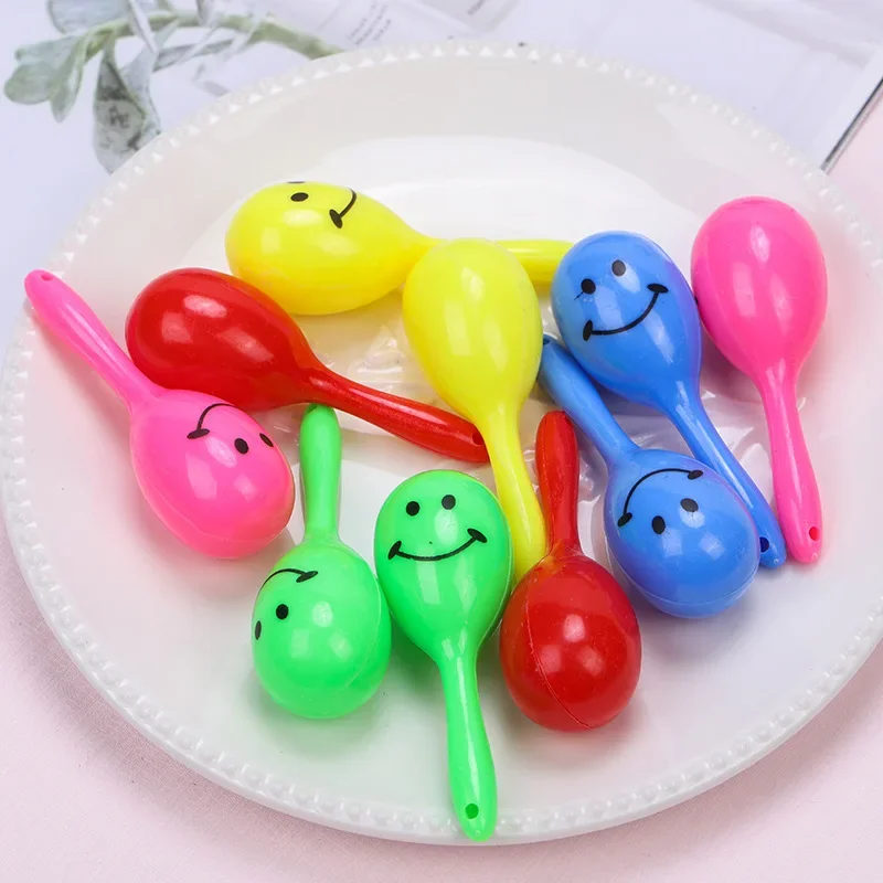 10Pcs Cartoon toddler toys, sand hammer toys, learning toys, party cheering instruments, creative toys and small gifts