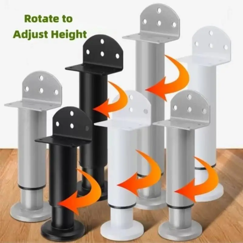 Adjustable Bed Support Leg Furniture Foot Sofa Reinforce Bracket Heavy Duty Base Replacement Hardware