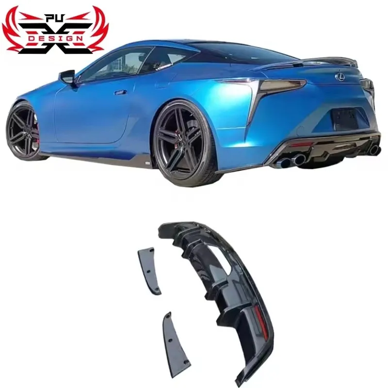 

Dry Carbon Fiber Rear Bumper Rear Diffuser Splitter For Lexus LC500 LC500H Body kit