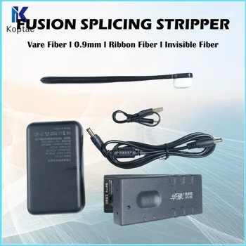 Automatic heated optical wire stripping slitter Fiber thermal stripper pliers strip Fusion Splicer cable cutter tool
