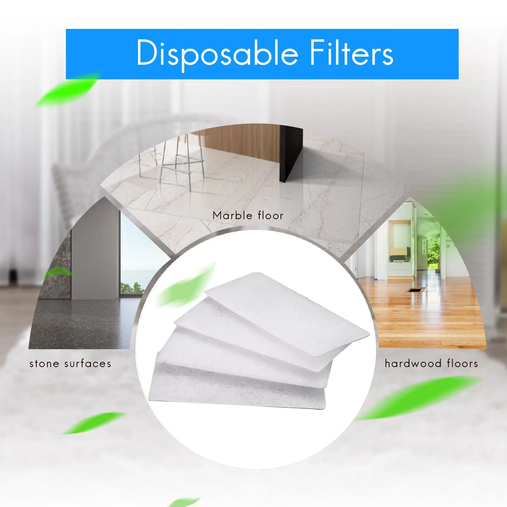 N16R 50PCS CPAP Filters for Premium Foam Filter and Ultra Fine Filters M Series