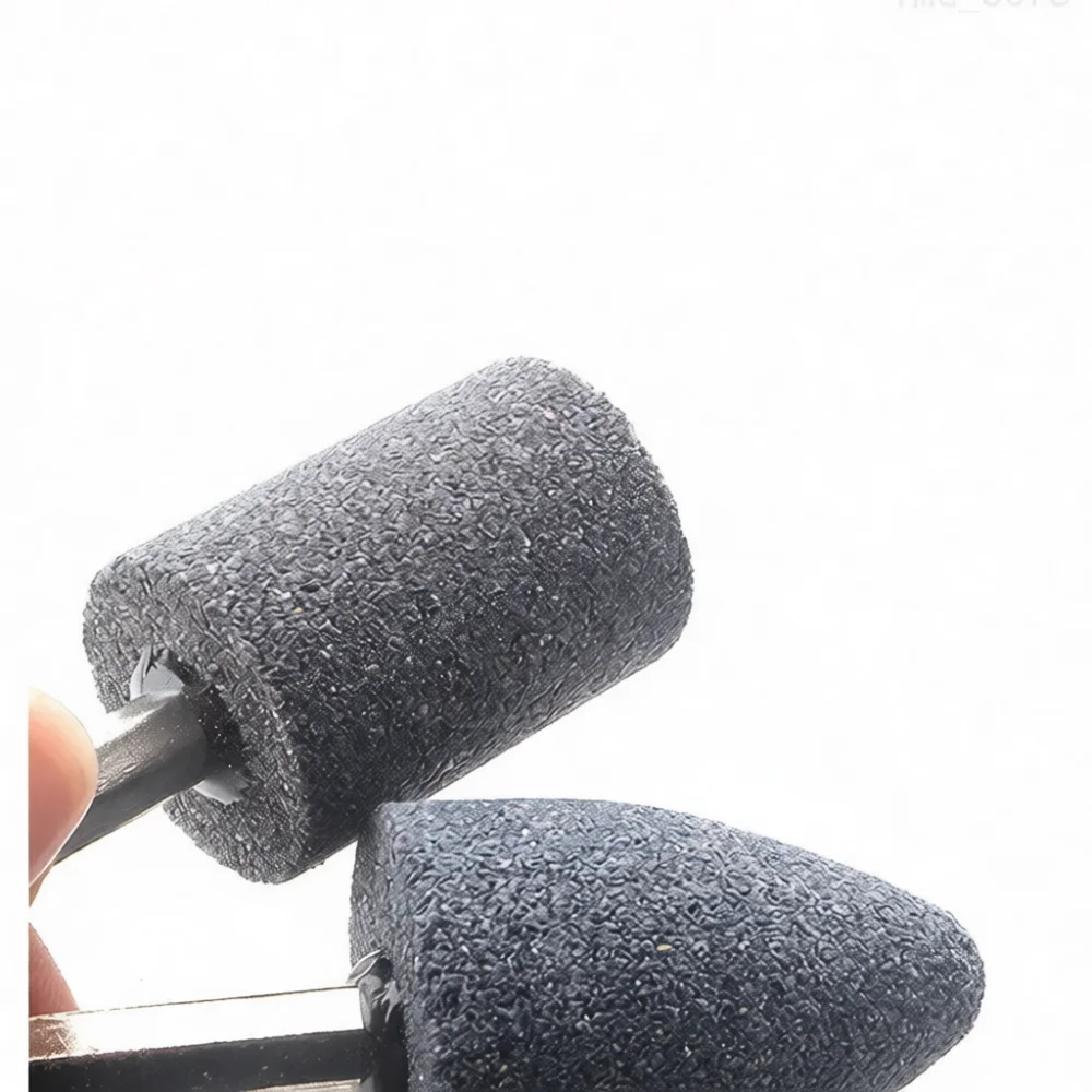 Hex Shank Brown Corundum Grinding Tool Abrasive Bit For Power Drill Metal Surface Finishing And Edge Smoothing Gear