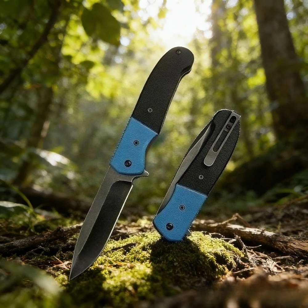 

Складной нож 6884 для охоты и самообороны, портативный, прочный, с лезвием из стали 8Cr13Mov высокой твердости, рукоять G10, универсальный