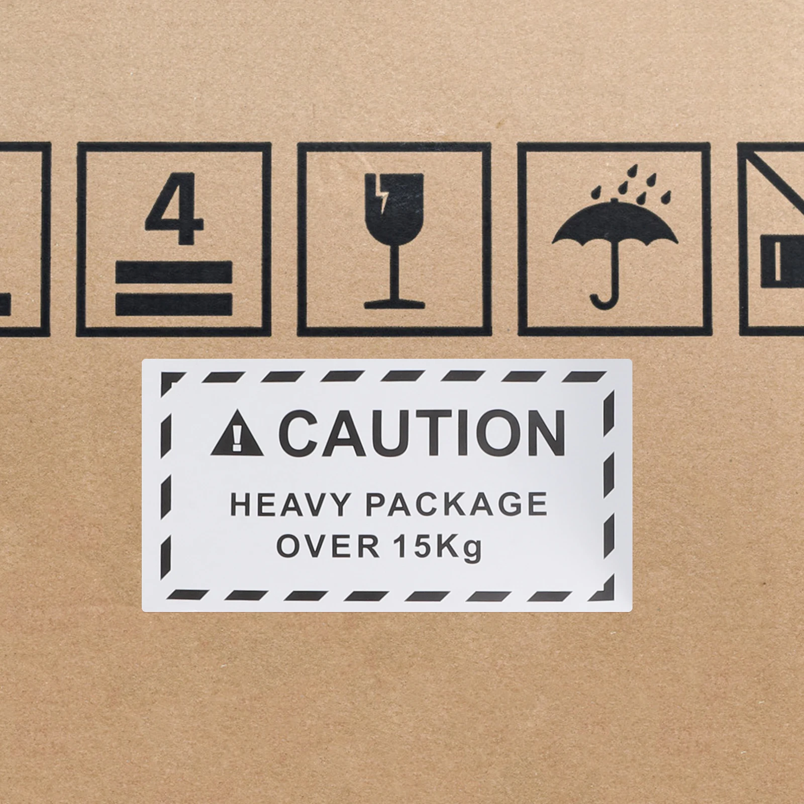 

Overweight Label Caution Heavy Sticker Packing Labels Stickers Item Fluorescent Pallet Load