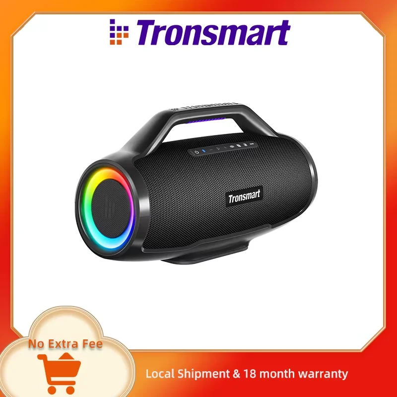 Tronsmart Bang Max Speaker 130W Bluetooth Speaker with 3 Way Sound System, Sync Up 100+ Speakers, APP Control, Guitar/Mic Input