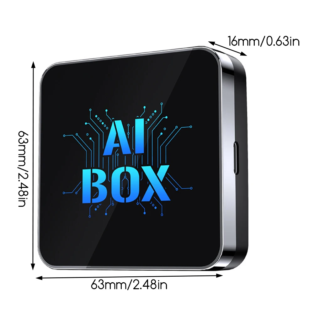 Wireless CarPlays Androids Auto Adapter 2 in 1 CarPlays Wireless AI Boxes