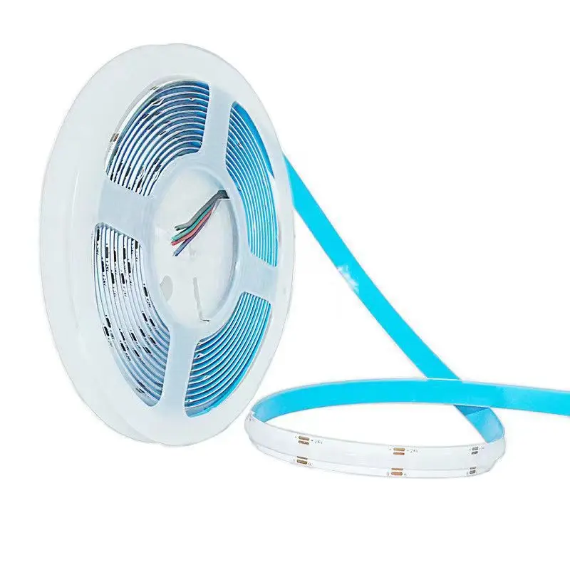 DC12V RGB COB LED Strip 756LEDs/m High Density Flexible FOB COB Linear Led Lights Tape for Indoor Decoration Lighting