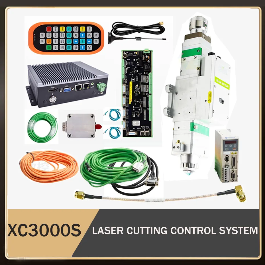 

Лазерная система для резки Raytools XC3000S с подключением EtherCAT или импульсным подключением и автоматической лазерной режущей головкой BM110