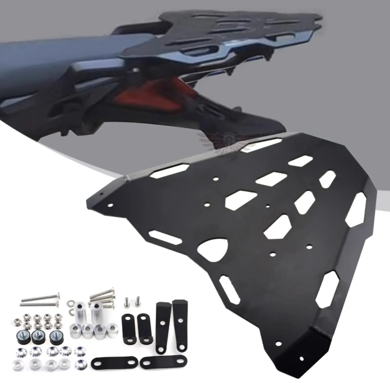 

fit for DUCATI Multistrada MTS 950 2019-2021 Top Case Carrier Luggage Plate Rear Rack