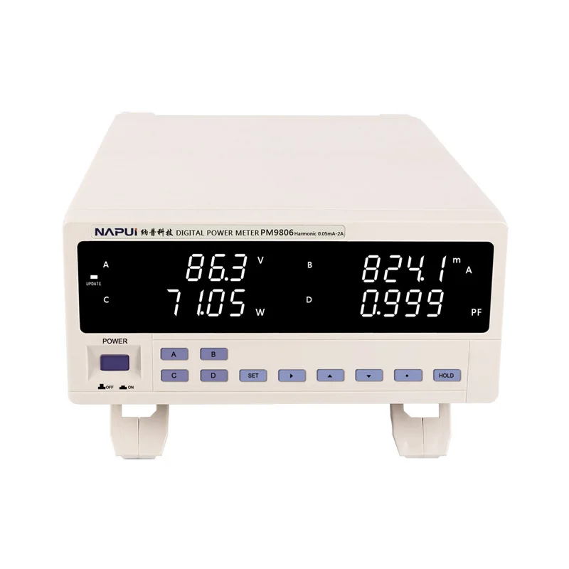 

Chinese PM9806 AC Voltage Current Power Factor and Power Meter Harmonic Type RS485 RS232