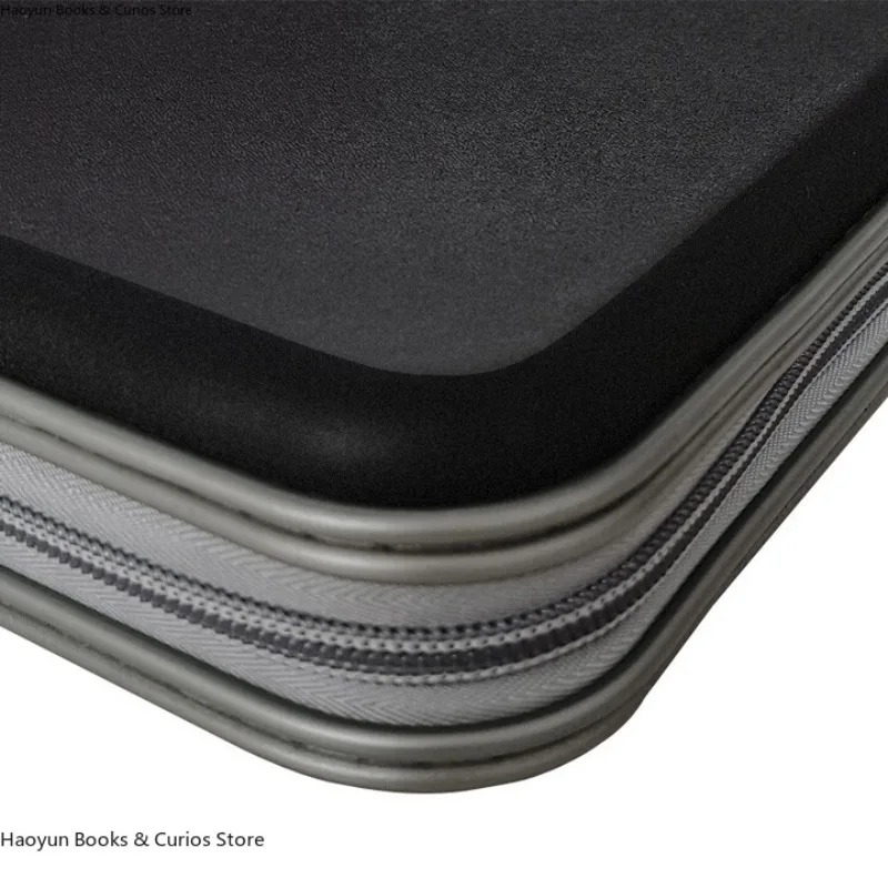 أسود، 80 قطعة/الحزمة، حامل أقراص مضغوطة لواقي السيارة، محفظة أقراص مضغوطة، شديدة التحمل، مضادة للخدش، حقيبة تخزين الأقراص المضغوطة، أكمام CD DVD #4