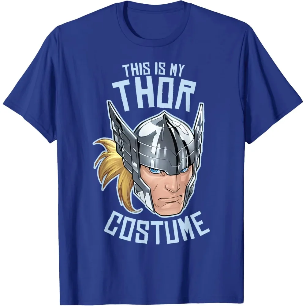 Marvel Avenger Thor Camiseta cómoda y transpirable de algodón de alta calidad a la moda de alta gama para hombre