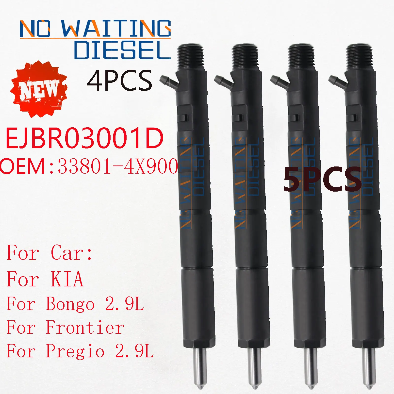 4PCS EJBR03001D Fuel Injector Part OEM Number 338014X900 Common Rail Diesel Injection ejbr03001d For Delphi Injection Euro3