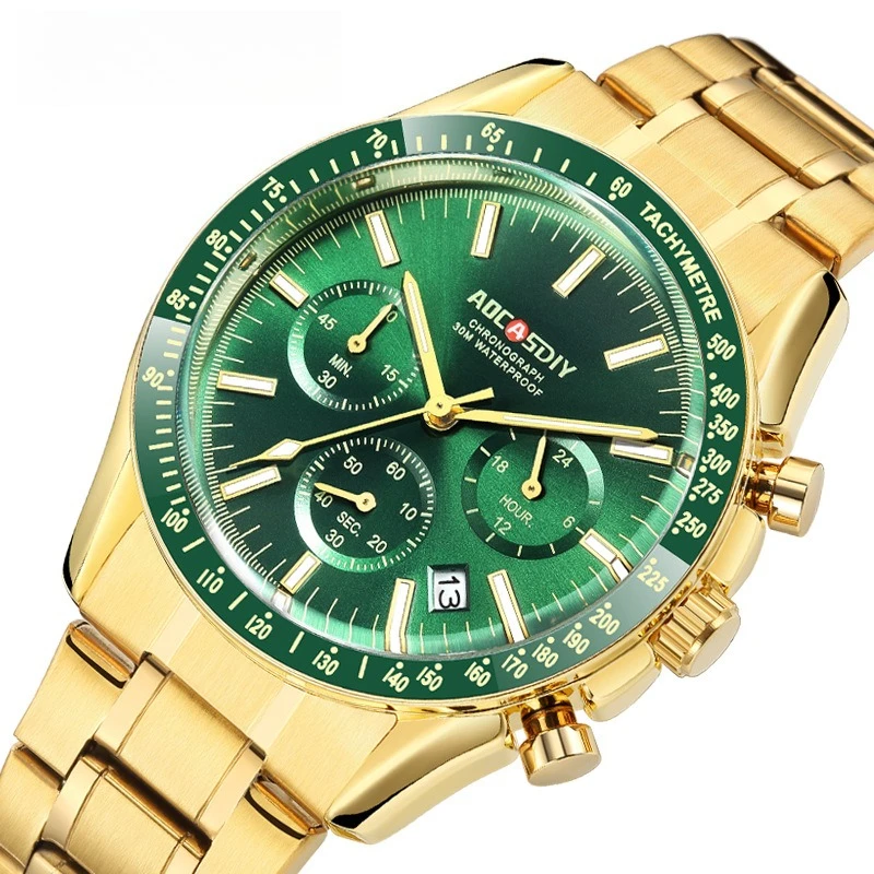 

AOCASDIY brand watch wholesale trend steel belt quartz watch waterproof men's watch men's watch non-mechanical watch