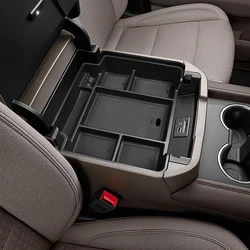 Tucknbox Car Center Console Organizer For 2021 2022 2023 GMC Yukon Chevy Tahoe Chevrolet Suburban Accessories Storage Box Tray