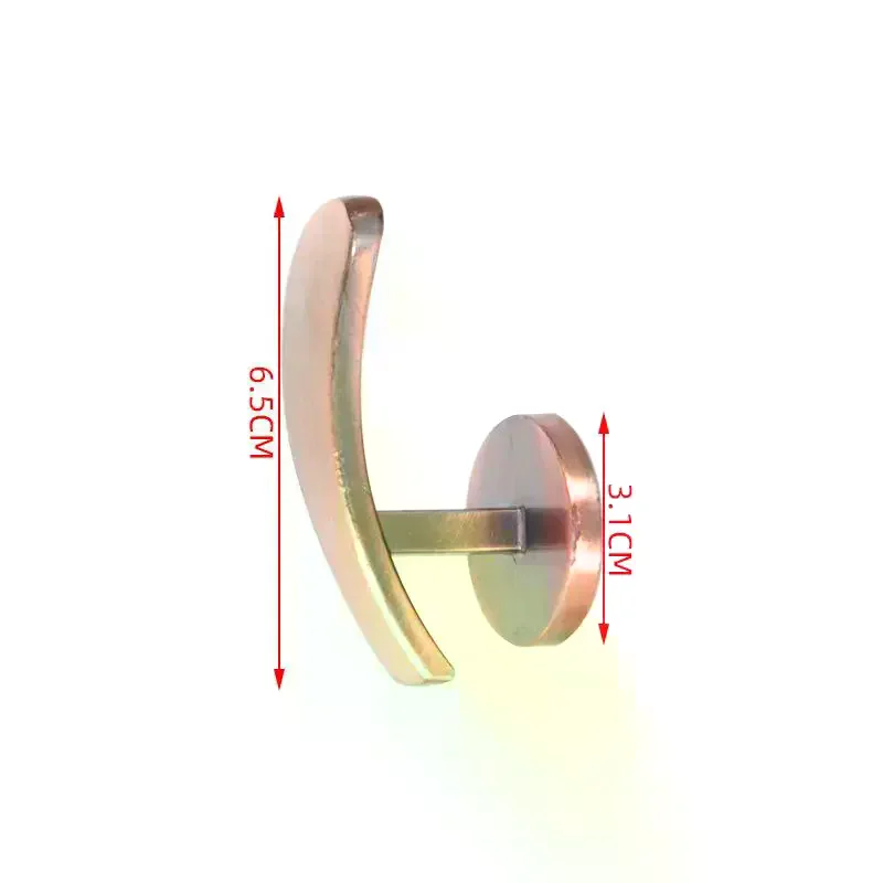 2Pcs Retro Practical Mounted Metal Hooks Curtain Tieback Curtain Hooks Wall Hanger Curtain Holder Home Decor Accessories - view 6