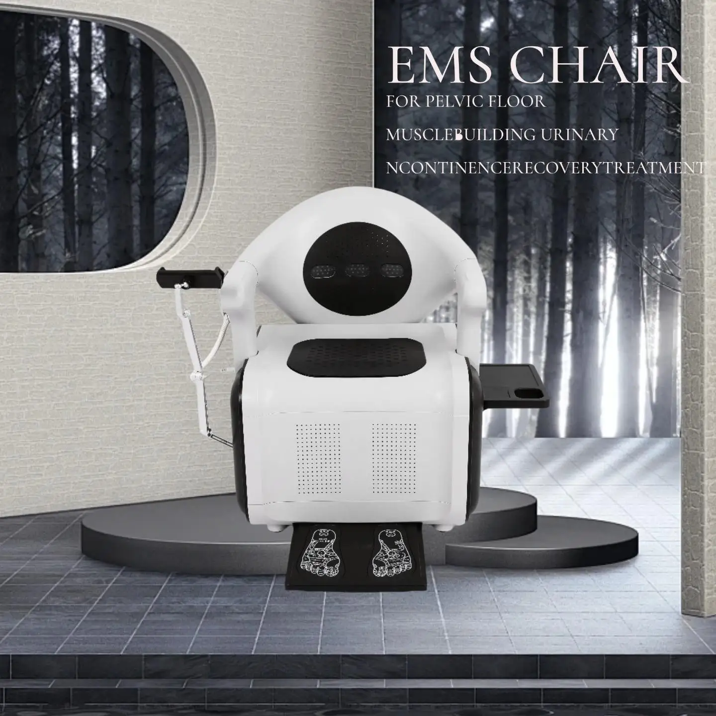 

EMS Machine Pelvic Floor Restoration Chair for Urinary Leakage Muscle Strengthening Fitness Rehabilitation Fitness Equipment