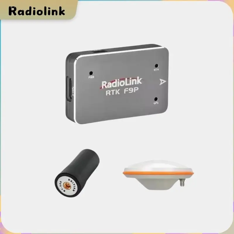 Radiolink New Centimeter-level RTK F9P Receiver for PIX APM PX4 Drones,Cars&Boats-RTK Base ANT-B10&Rover ANT-M7