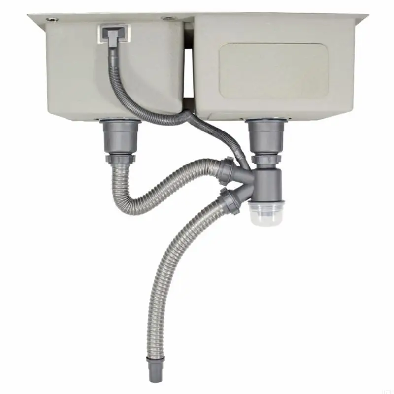 Description Picture 4 of itemH7BF Pack Of 2 Kitchen Sink Drain Set Featuring Removable Basket and Sealing Stoppers In Sturdy Stainless Steel Materials