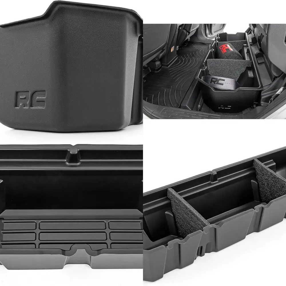 

Хранение под сиденьем для Honda Ridgeline (2006-2025) Crew Cab — прочный противоскользящий органайзер для нижнего полотна из термопластика