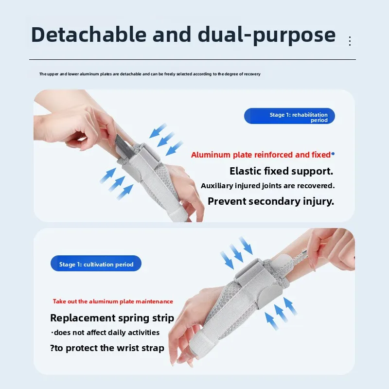 1/2 قطعة واقي معصم الإبهام، التواء والكسر الأنثوي، واقي تثبيت يد الأم، غمد وتر المعصم