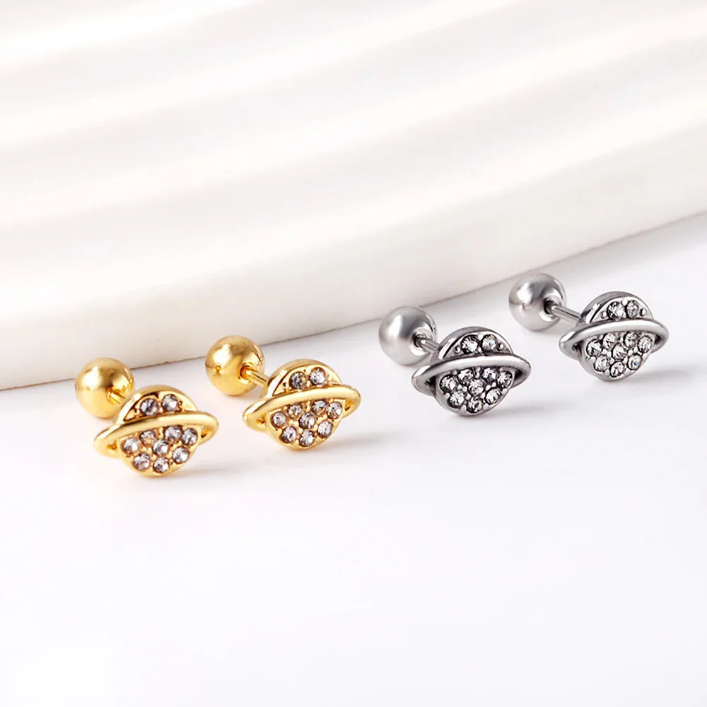 LUXUKISSKIDS 12Pairs/Lot Tiny Heart Star Stud Earrings Cute Mushroom Tail Exquisite Women\'s Jewelry On Ears Bulksale Accessories