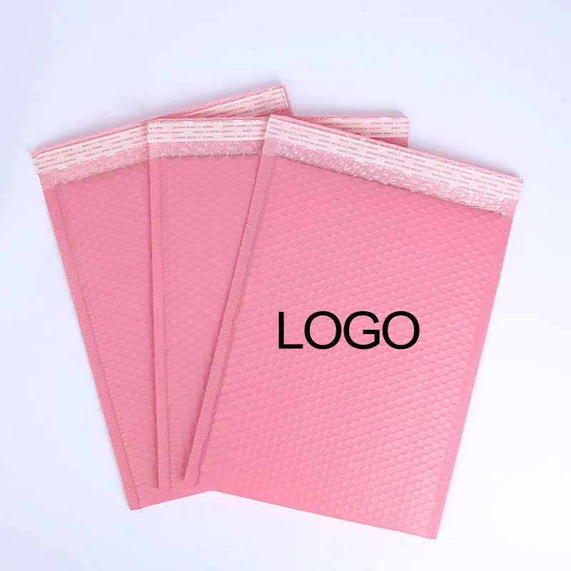 10pcs Custom Logo Bubble Mailers Poly Bubble Mailer Self Seal Padded Envelopes Gift Bags Packaging Bags For Clothing Cosmetic
