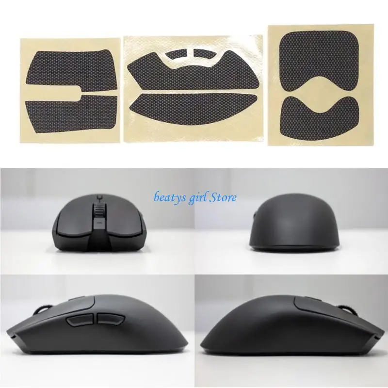 

C7AB HotlineGames Mouse Side Stickers Moistures Wicking Side Grip Pad for DeathAdder HyperSpeed Mouse