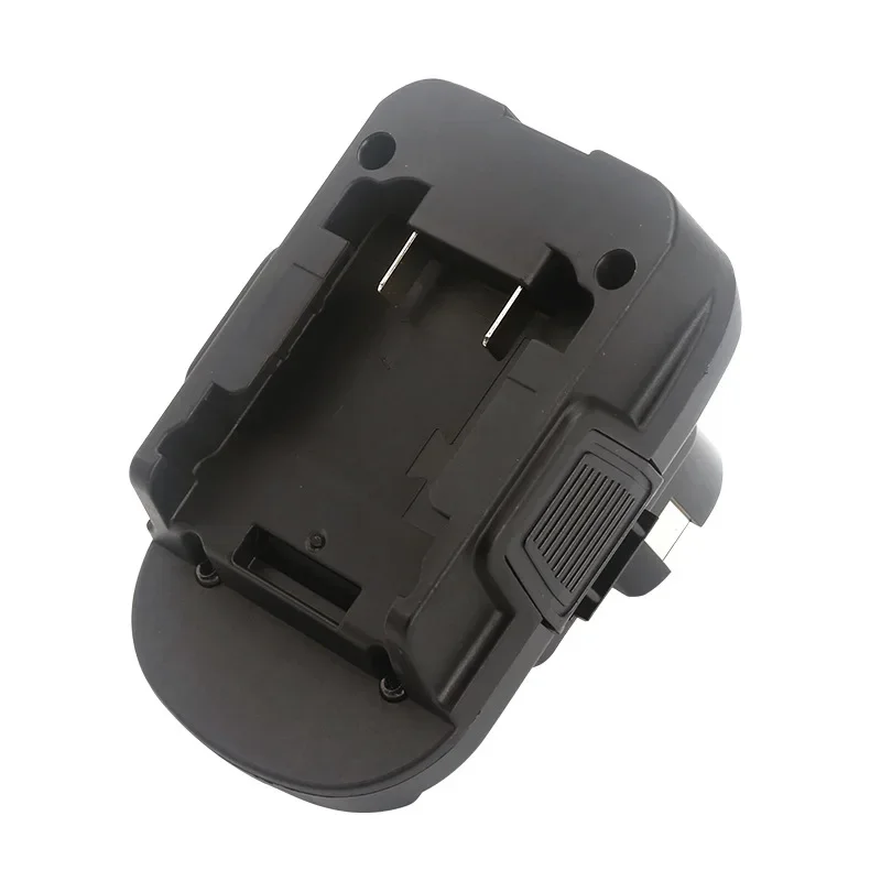 1pc For Makita DM18RL Battery Convertor Adapter Black Cordless Plug Tools USB Port For RYOBI 18V Li-Ion Battery Convert Adapter