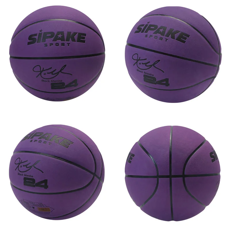 SIPAKE No.7 バスケットボール マイクロファイバー スエード レザー 滑り止めと吸湿性のあるソフトレザーの質感でバスケットボールの試合に最適